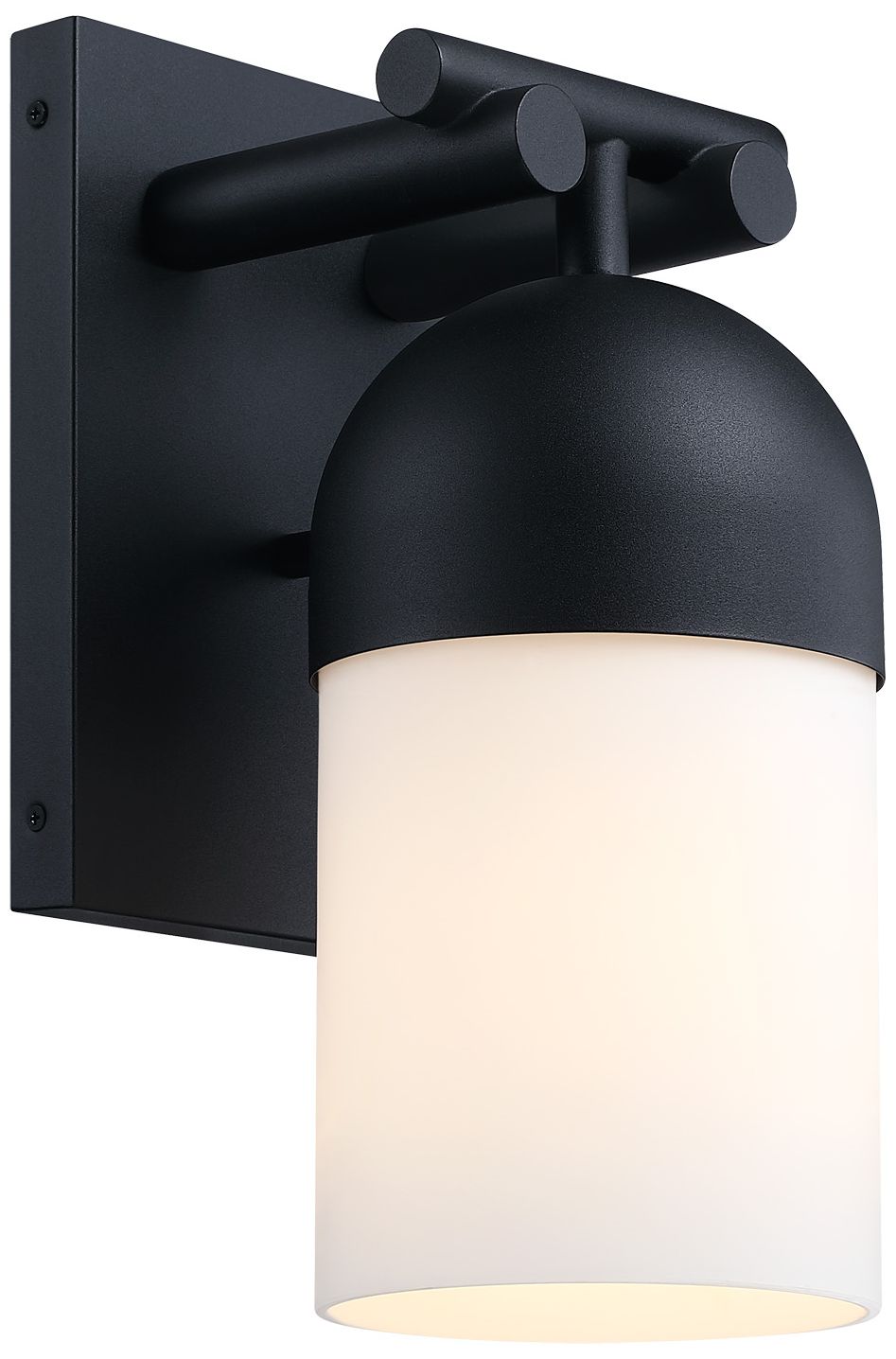 Image 5 Ever Spring 7 in. 1-Light Black Outdoor Wall Sconce Light for Porches more views