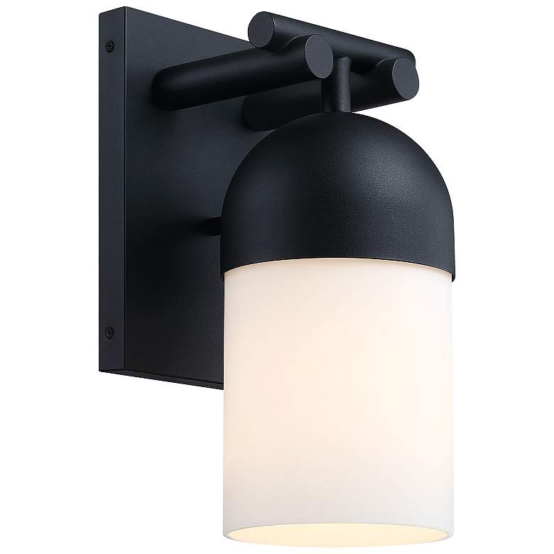 Image 5 Ever Spring 7 in. 1-Light Black Outdoor Wall Sconce Light for Porches more views