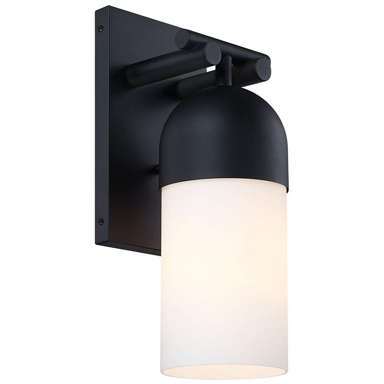 Image 5 Ever Spring 7 in. 1-Light Black Outdoor Wall Sconce Light for Porches more views
