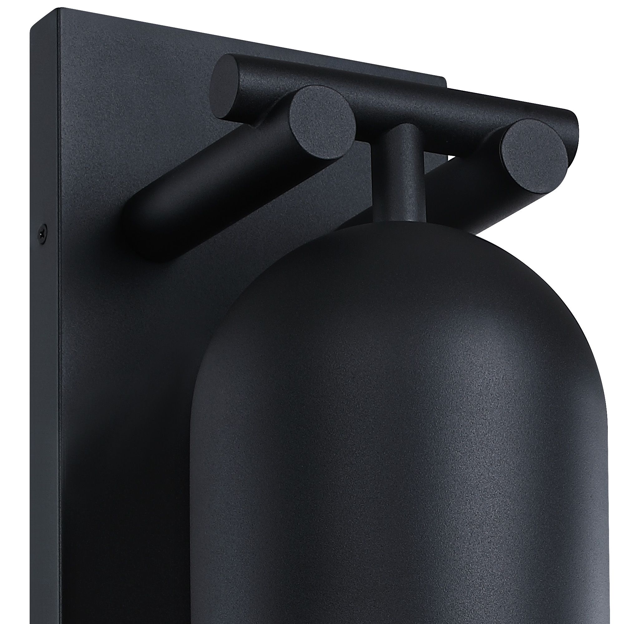 Thumbnail4 of Ever Spring 7 in. 1-Light Black Outdoor Wall Sconce Light for Porches more views