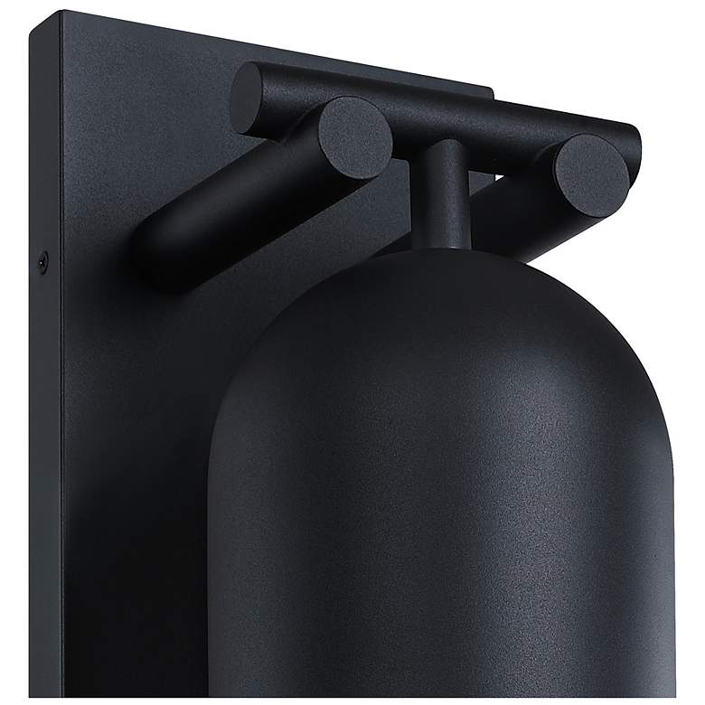 Image 4 Ever Spring 7 in. 1-Light Black Outdoor Wall Sconce Light for Porches more views