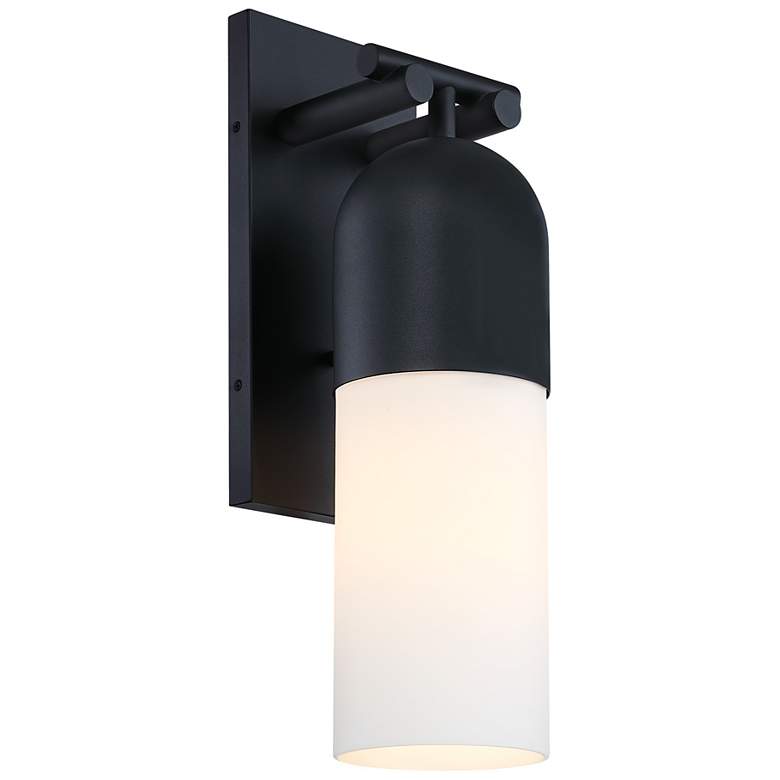 Image 5 Ever Spring 7 in. 1-Light Black Outdoor Wall Sconce Light for Porches more views