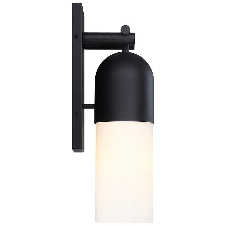 Image 7 Ever Spring 7 in. 1-Light Black Outdoor Wall Sconce Light for Porches more views