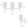 2_Everardgeon 23 1/2" Wide Plating Brass 3-Light Bath Light more views