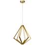 Everest 24 1/2" Wide Champagne Gold LED Pendant Light