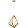 Everest 24 1/2" Wide Champagne Gold LED Pendant Light