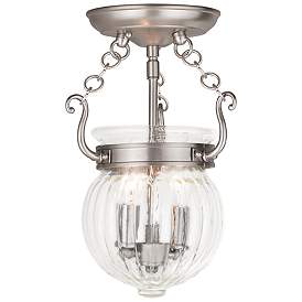 Image1 of Everett 2 Light Brushed Nickel Ceiling Mount