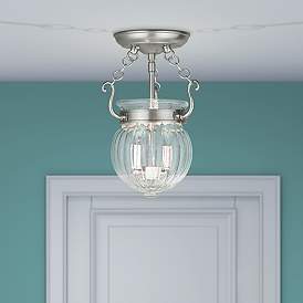 Image4 of Everett 2 Light Brushed Nickel Ceiling Mount more views