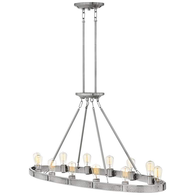Image 1 Everett 48 1/4" Wide Nickel Chandelier by Hinkley Lighting
