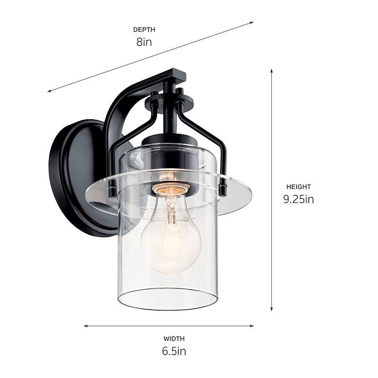 Image 4 Everett 9" 1 Light Wall Sconce more views