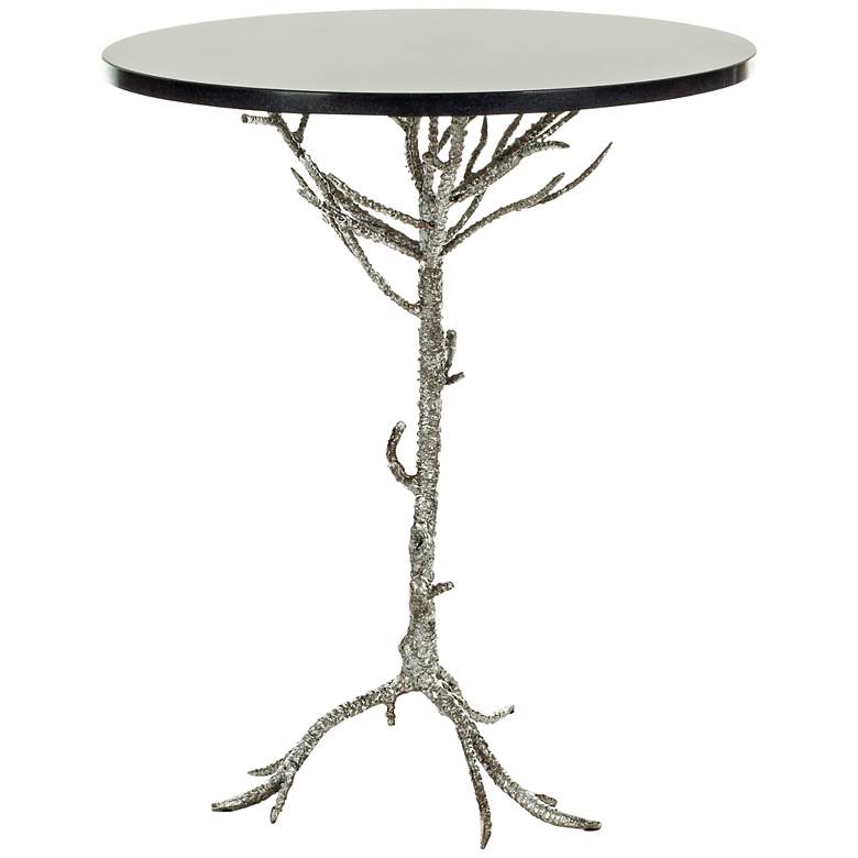 Image 1 Everett Antique Silver Accent Table