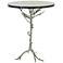 Everett Antique Silver Accent Table