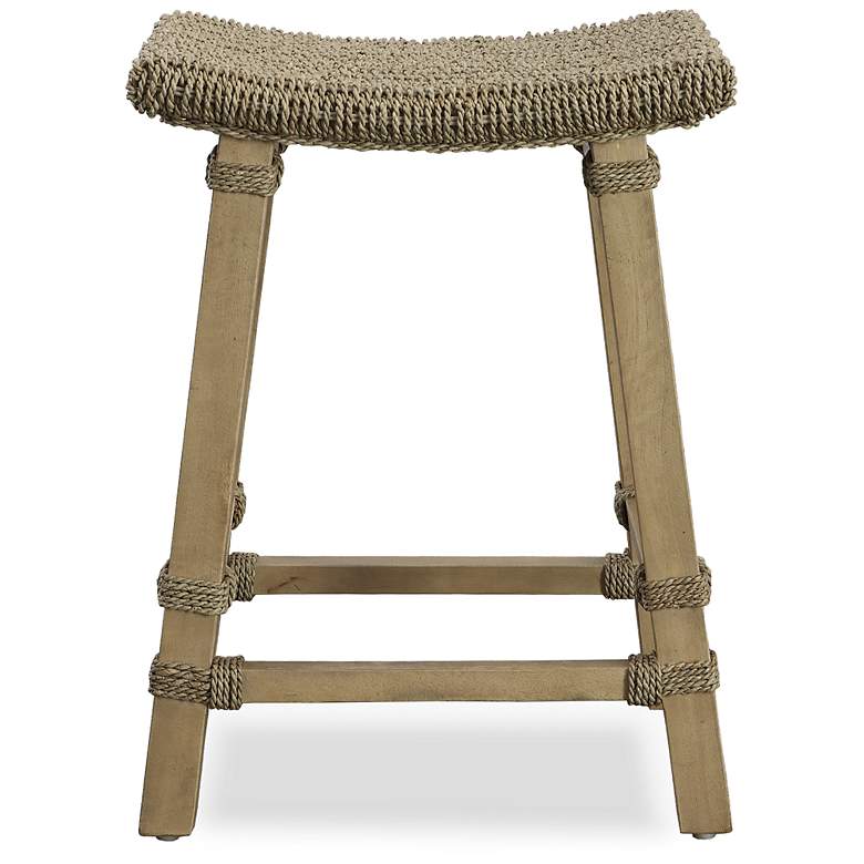 Image 1 Everglade 27 inch Natural Mango Wood Counter Stool