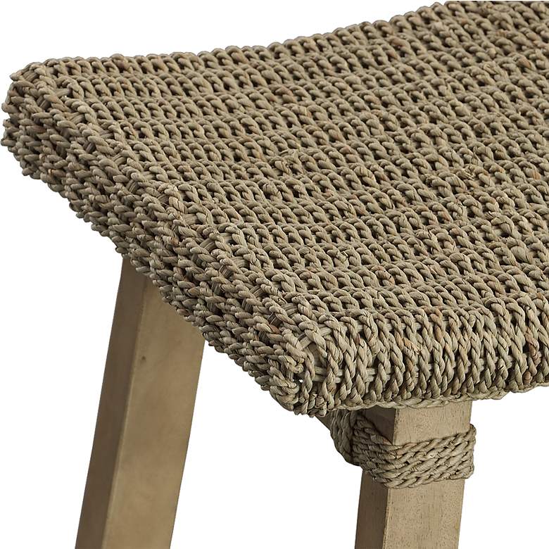 Image 5 Everglade 27" Natural Mango Wood Counter Stool more views