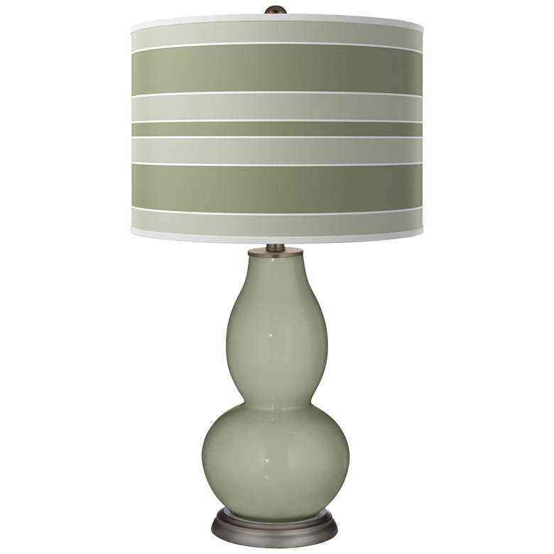 Image 1 Evergreen Fog Bold Stripe Double Gourd Table Lamp