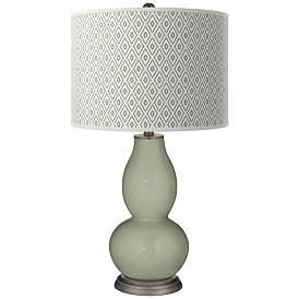 Image1 of Evergreen Fog Diamonds Double Gourd Table Lamp