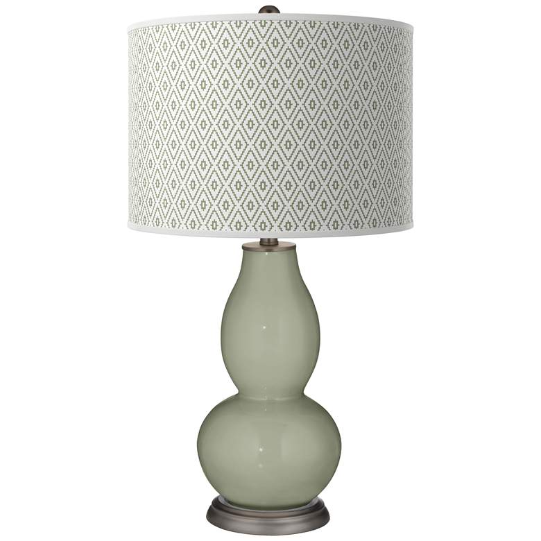 Image 1 Evergreen Fog Diamonds Double Gourd Table Lamp