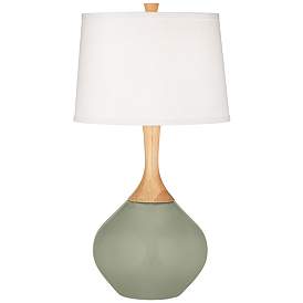Image2 of Evergreen Fog Fog Linen Shade Wexler Table Lamp