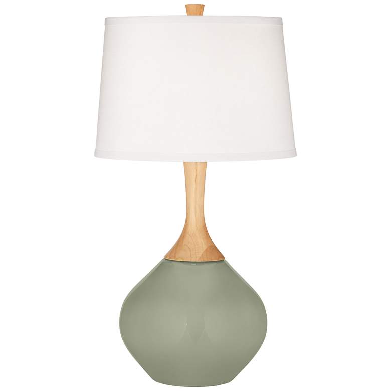 Image 2 Evergreen Fog Fog Linen Shade Wexler Table Lamp
