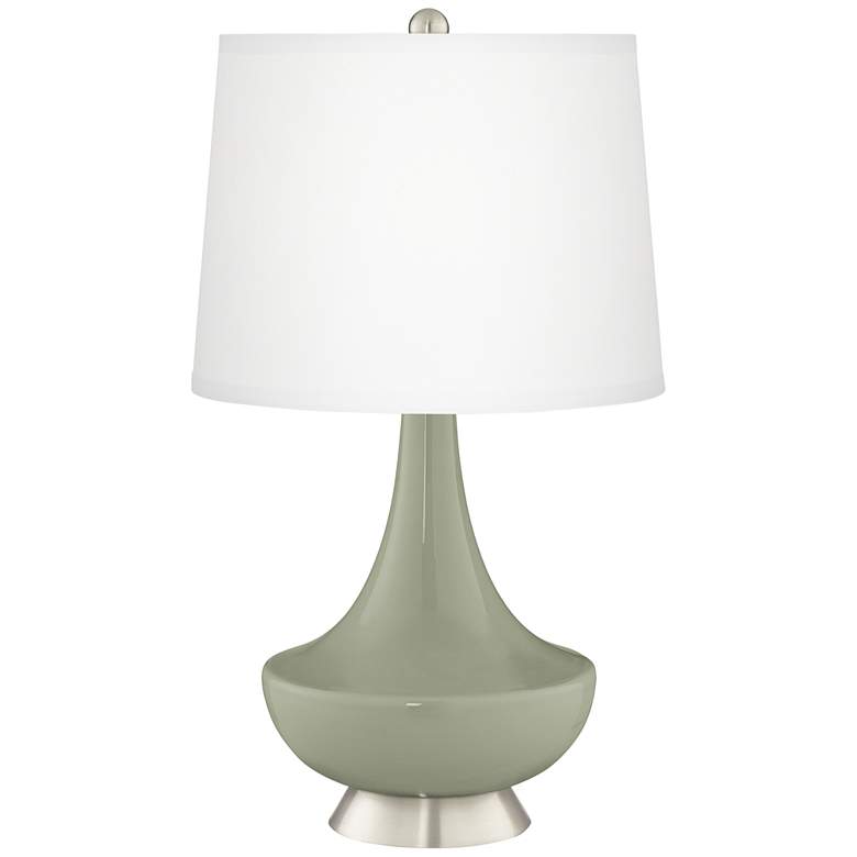 Image 2 Evergreen Fog Gillan Glass Table Lamp