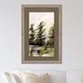 Evergreen I 44" High Framed Giclee Wall Art