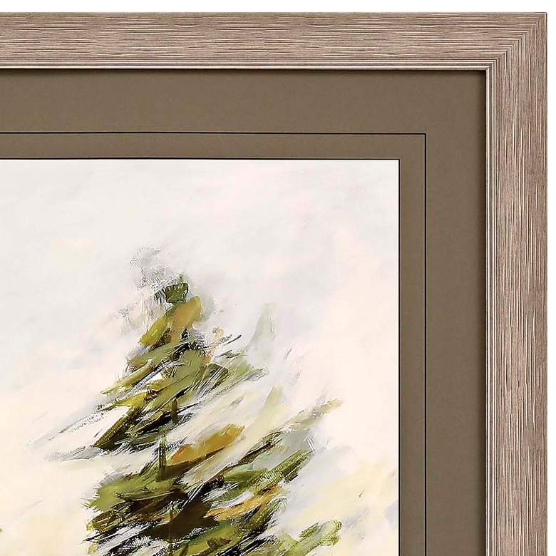 Image 3 Evergreen II 44" High Framed Giclee Wall Art more views