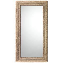 Evergreen Natural Seagrass 29 3/4&quot; x 57 3/4&quot; Wall Mirror