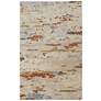 Everley Abstract Hand Tufted Ivory Area Rug 2' x 3'