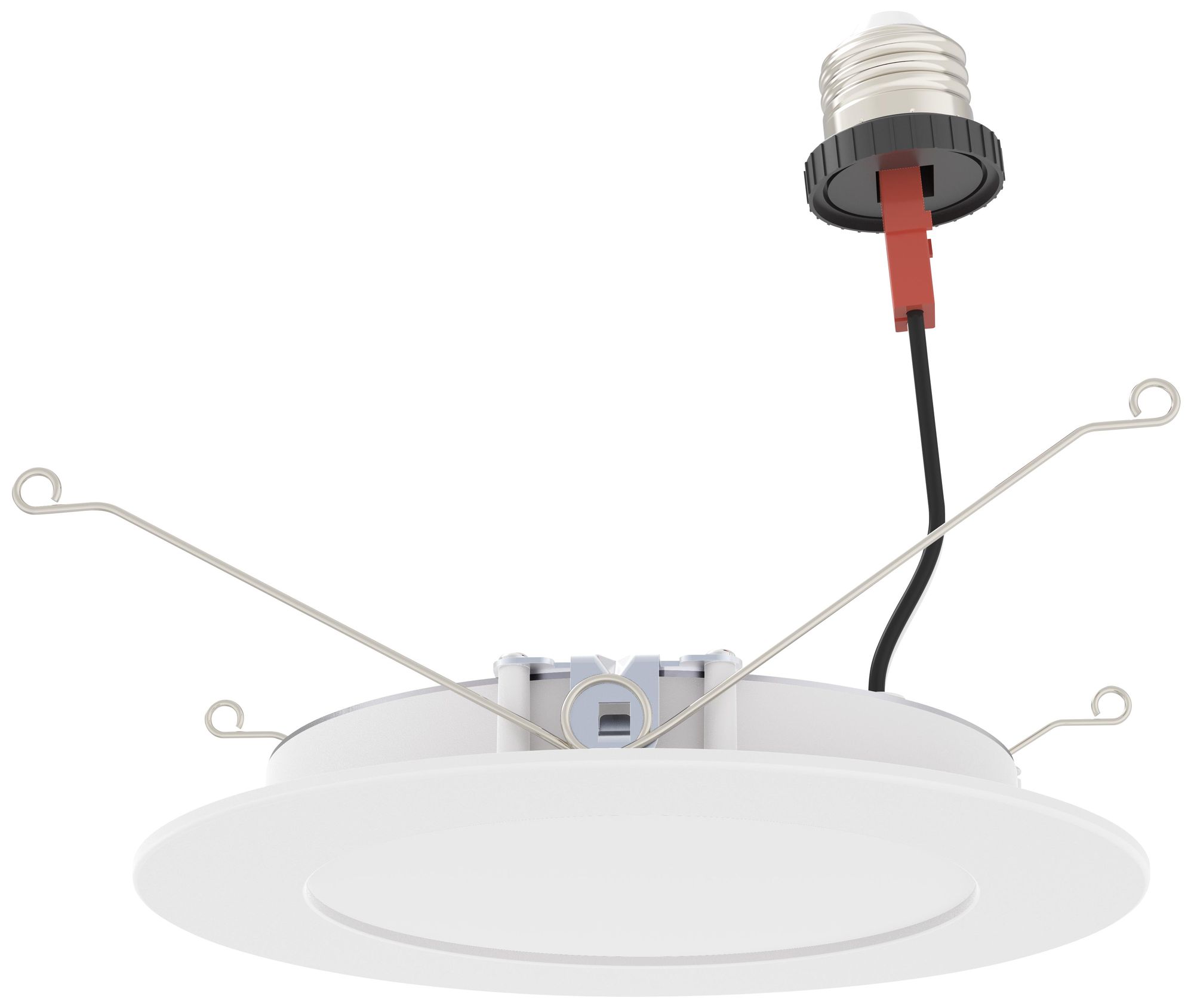 Everlume Collection 6-in LED White Retrofit Trim for Recessed Housings