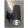 Thumbnail2 of Everly 12" High Black LED Outdoor Wall Light more views