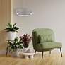 Thumbnail2 of Everly 20" Wide 4 Light 2 Tier Aged Brass Pendant more views