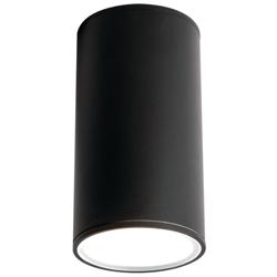 Everly 4.25&quot; Wide Black Adjustable CCT Outdoor LED Ceiling Light