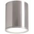 Everly 4.25" Wide Satin Nickel Adjustable CCT Outdoor LED Ceiling Ligh