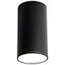 1_Everly 4 1/4" Wide Black LED Outdoor Ceiling Light