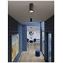 Thumbnail2 of Everly 4 1/4" Wide Black LED Outdoor Ceiling Light more views