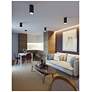 Thumbnail3 of Everly 4 1/4" Wide Black LED Outdoor Ceiling Light more views