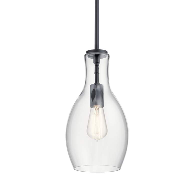 Image 2 Everly Black Pendant 1 Light more views