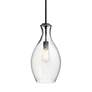 2_Everly Mini Pendant Black/Clear Glass more views