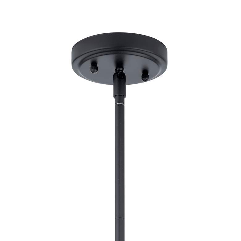 Image 4 Everly Mini Pendant Black/Clear Glass more views