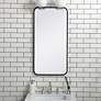 1_Evermore Black Metal 18" x 36" Vanity Wall Mirror