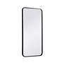 4_Evermore Black Metal 18" x 36" Vanity Wall Mirror more views