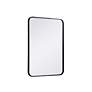 4_Evermore Black Metal 22" x 30" Rectangular Wall Mirror more views