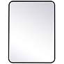 2_Evermore Black Metal 24" x 32" Rectangular Wall Mirror