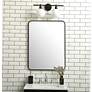 3_Evermore Black Metal 24" x 32" Rectangular Wall Mirror more views