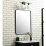 5_Evermore Black Metal 24" x 32" Rectangular Wall Mirror more views