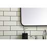 6_Evermore Black Metal 24" x 32" Rectangular Wall Mirror more views