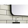 7_Evermore Black Metal 24" x 32" Rectangular Wall Mirror more views