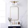 3_Evermore Brass 18" x 30" Rectangular Vanity Wall Mirror more views