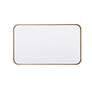 6_Evermore Brass 18" x 30" Rectangular Vanity Wall Mirror more views