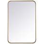 2_Evermore Brass Metal 20" x 30" Vanity Wall Mirror